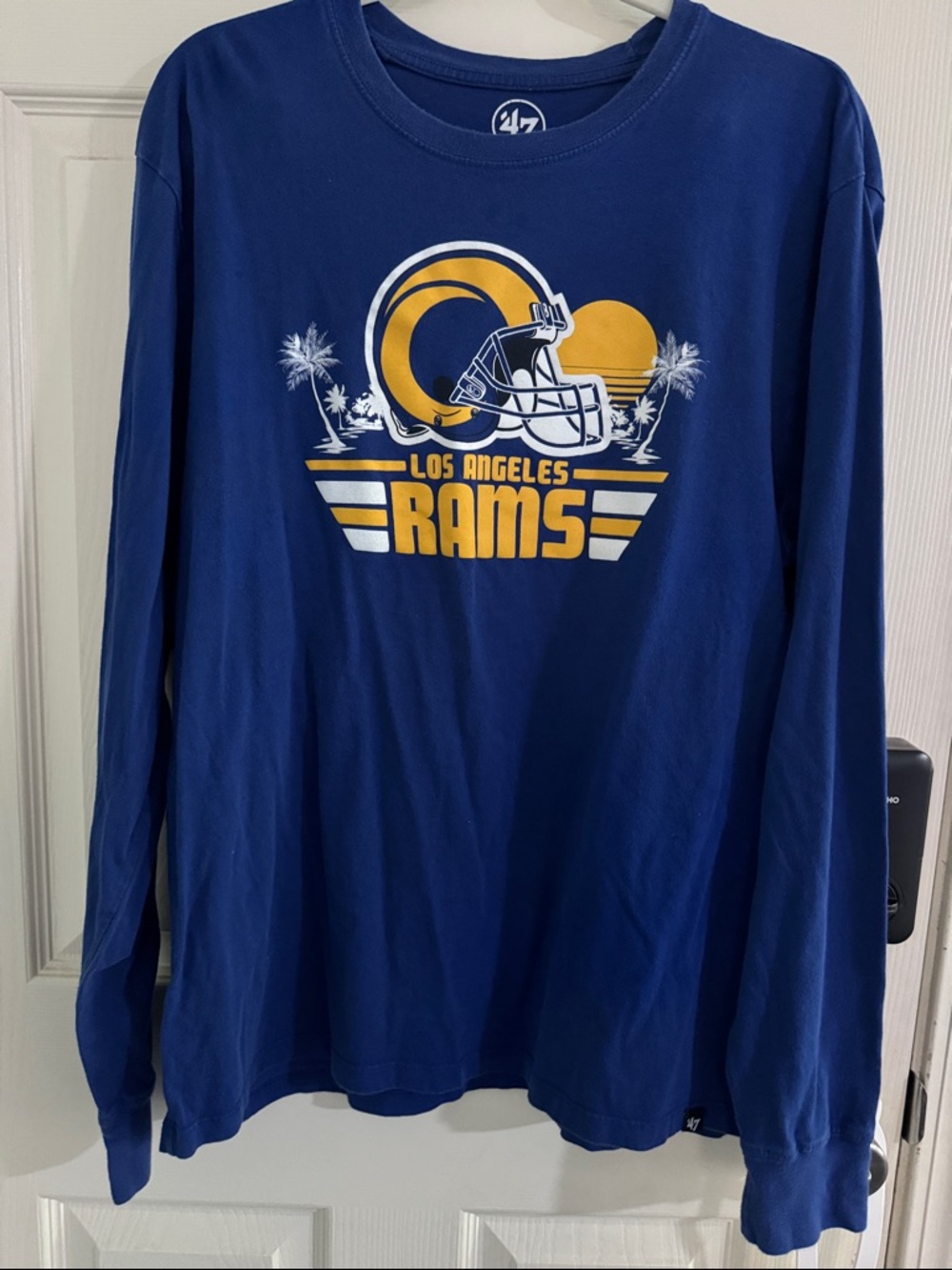 Los Angeles Rams Royal Blue and Gold Long Sleeve Tee